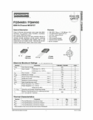 DataSheet FQB4N80 pdf